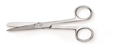 Scissors straight, sharp/blunt, 145 mm, 38 mm 1 pc