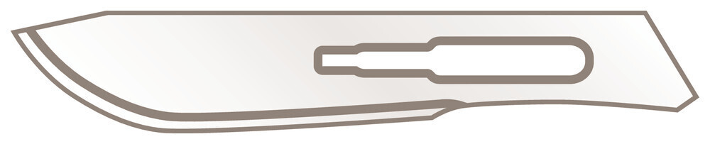 Scalpel blades for handle No. 3, 10 10 pcs