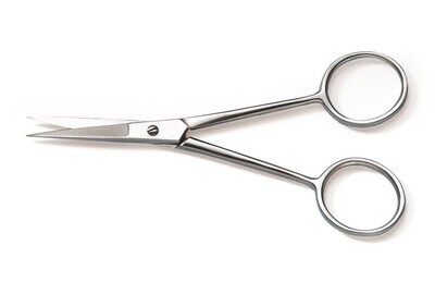 Microscopy scissors heavy quality curved, pointed/pointed, 130 mm, 45 mm 1 piece