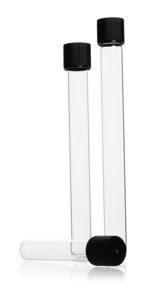 Tubos de cultivo con tapón de rosca Vidrio sódico cal, 6 ml, altura, 100 mm 100 piezas