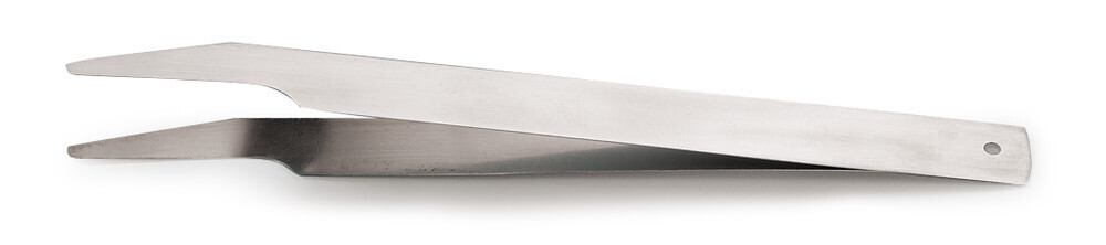 Spring steel tweezers, blunt, 115 mm 1 pc