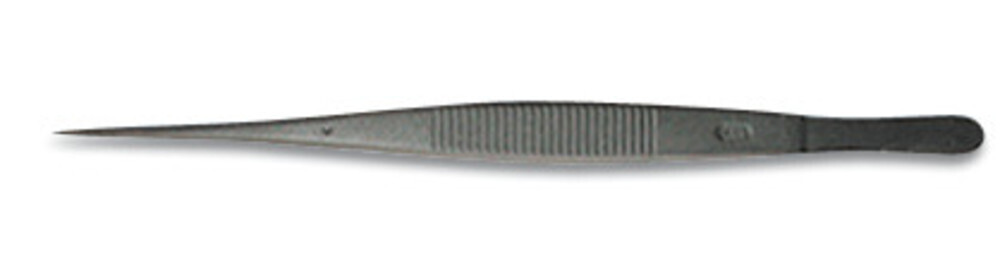 Tweezers PTFE-coated straight pointed, 145 mm 1 piece