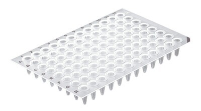 Placas PCR de 96 pocillos, perfil bajo, sin soporte 50 uds.