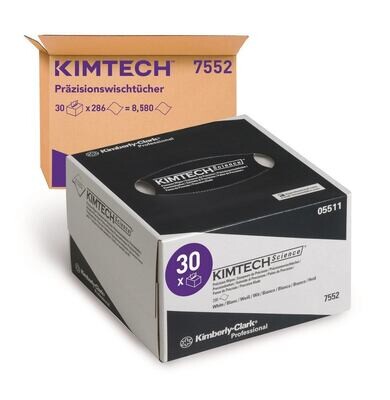 Disposable Cleaning Wipes KIMTECH® Science Precision Wipes, 7552, 8580 Pieces, 30 x 286 Wipes
