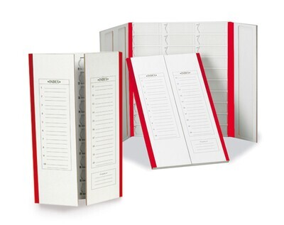 Carpeta de preparación, Número de espacios requeridos, 20, rojo, 1 pieza 1 pieza