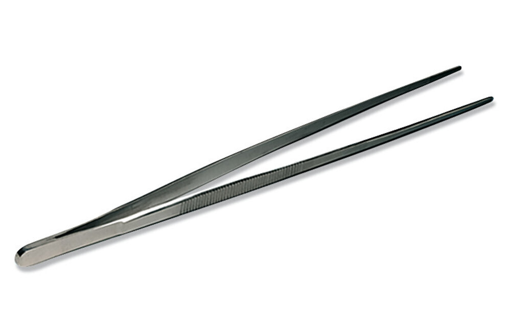 Tweezers curved blunt, 300 mm 1 piece