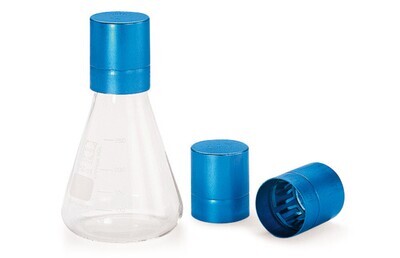 Bouchons de fermeture LABOCAP, Gesch. avant, 37/39 mm, bleu 10 pcs