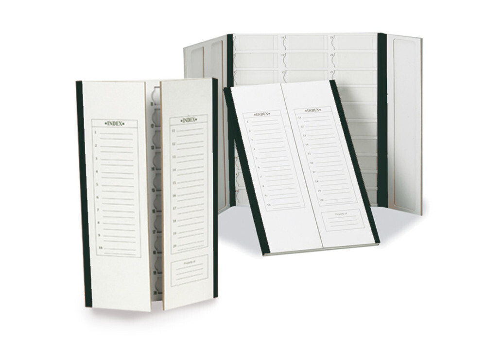 Preparation folder, Number of spaces required, 20, black, 1 piece 1 piece