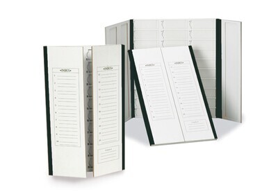 Carpeta de preparación, Número de espacios requeridos, 20, negro, 1 pieza 1 pieza