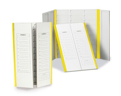 Preparation folder, Number of spaces required, 20, yellow, 1 piece 1 piece