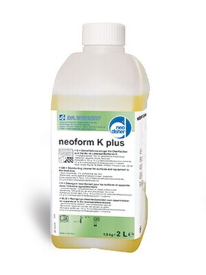 Surface disinfectant cleaner neoform K plus, bottle, 2 l