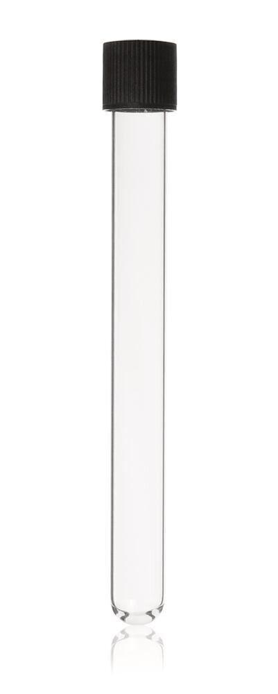 Tubes de culture avec bouchon à vis Verre calcaire sodique, 20 ml, hauteur, 160 mm 100 pièces