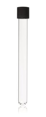 Tubes de culture avec bouchon à vis Verre calcaire sodique, 20 ml, hauteur, 160 mm 100 pièces