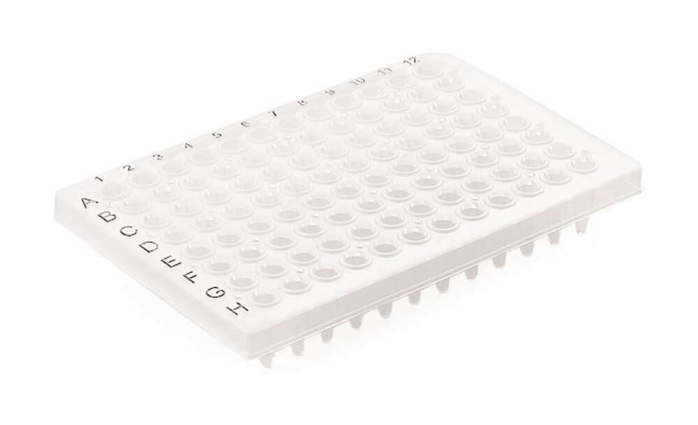 PCR plates ROTILABO® 96-well, Standard, half frame 50 pcs