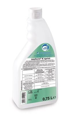 Flächendesinfektionsmittel neoform K sprint, Sprühflasche, 750 ml