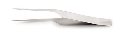 Spring steel tweezers, pointed, 105 mm 1 piece