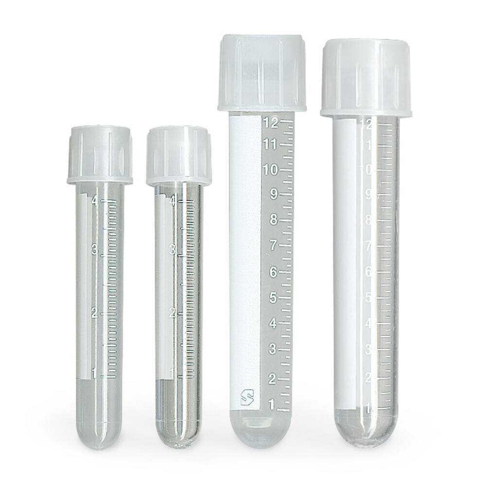 Polystyrene culture tubes with graduations, 14 ml, 17 mm, 500 x 1 500 pieces