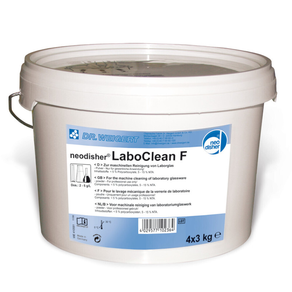 Limpiador lavavajillas neodisher® LaboClean F, 3 kg