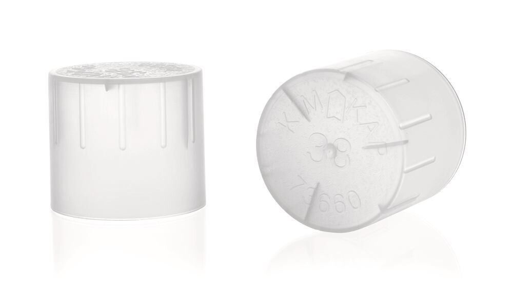 Closing caps, Gesch. front, Ø 38 mm 250 pcs