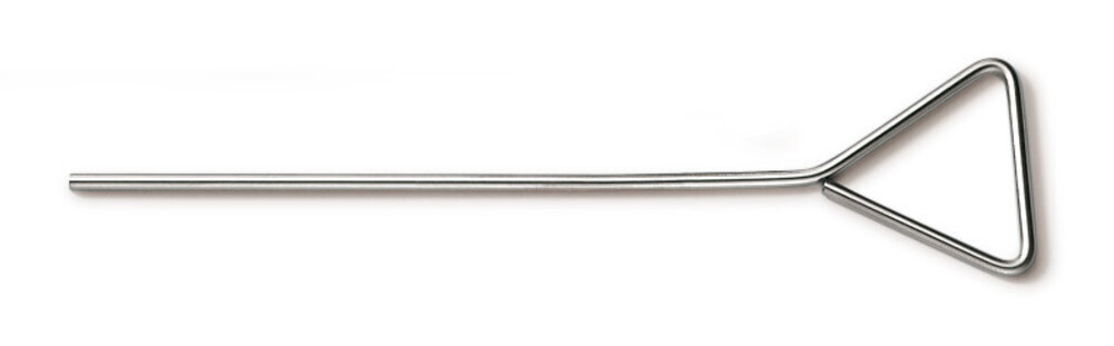 Petri dish spatula Drigalski stainless steel, 165 mm, 40 mm 1 piece