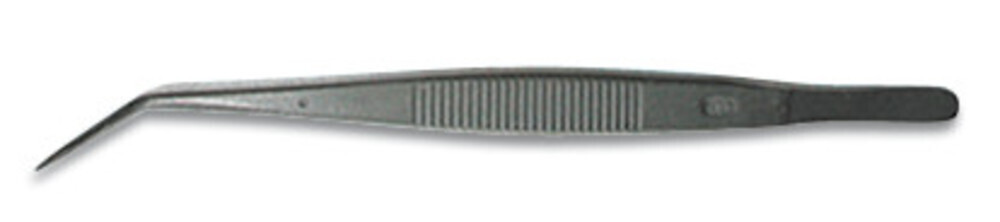 Tweezers PTFE-coated curved tip, 130 mm 1 piece