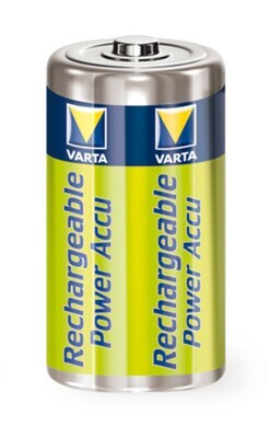 Battery rechargeable, Baby/C, 3000 mAh 2 pcs