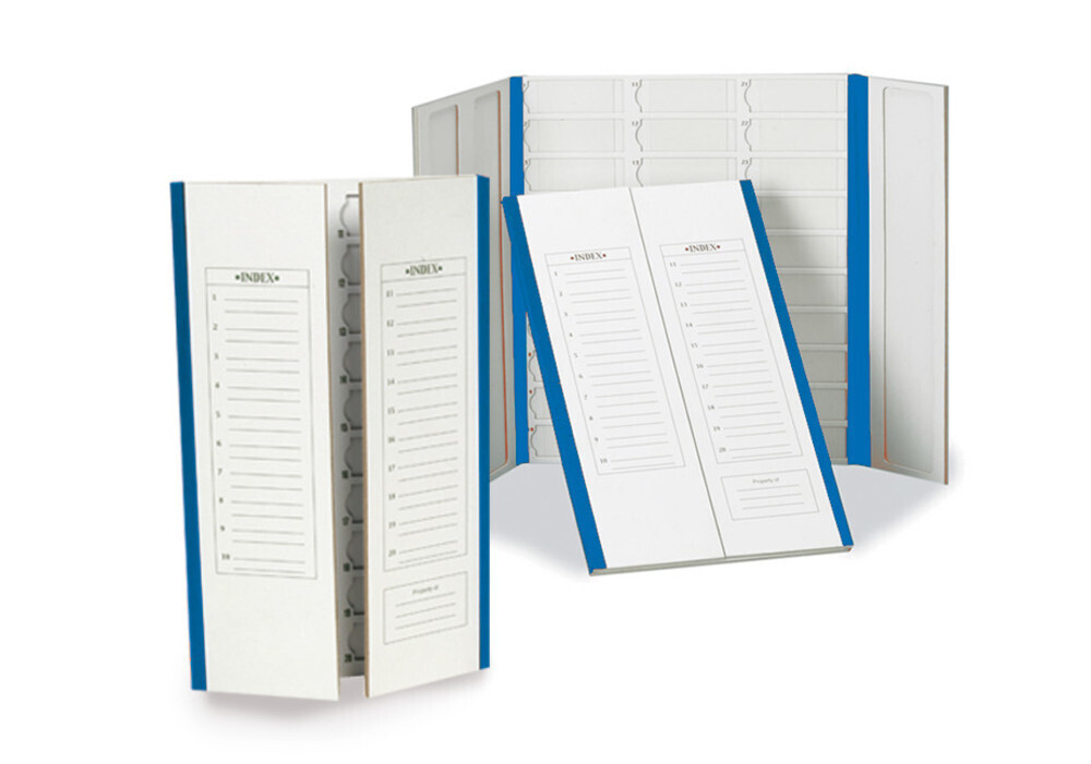 Preparation folder, Number of spaces required, 20, blue, 1 piece 1 piece