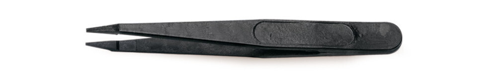 Tweezers plastic straight pointed, 1.0 mm 3 pcs