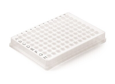 Placas PCR ROTILABO® 96 pocillos, perfil bajo, soporte completo 50 uds.