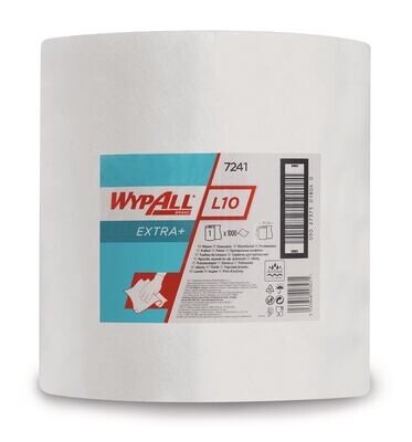 Paños de limpieza desechables WYPALL® L10 EXTRA + 1 Pieza