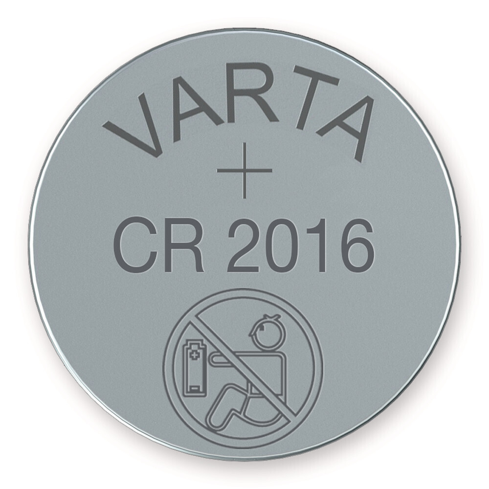Button cell Varta, CR 2016, 90 mAh 1 piece