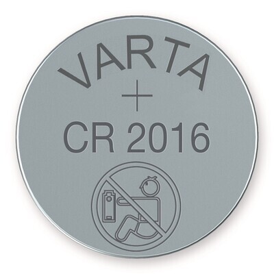 Pila de botón Varta, CR 2016, 90 mAh 1 pieza