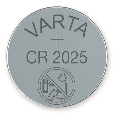 Button cell Varta, CR 2025, 170 mAh 1 Piece