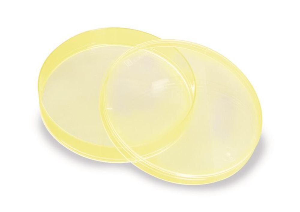 Petri dishes with aeration cams, yellow 480 pcs