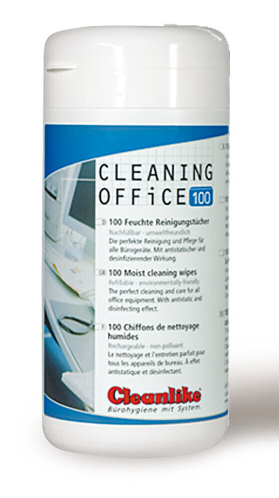 Office cleaner Dispenser box with moist cleaning wipes 1 Packg
