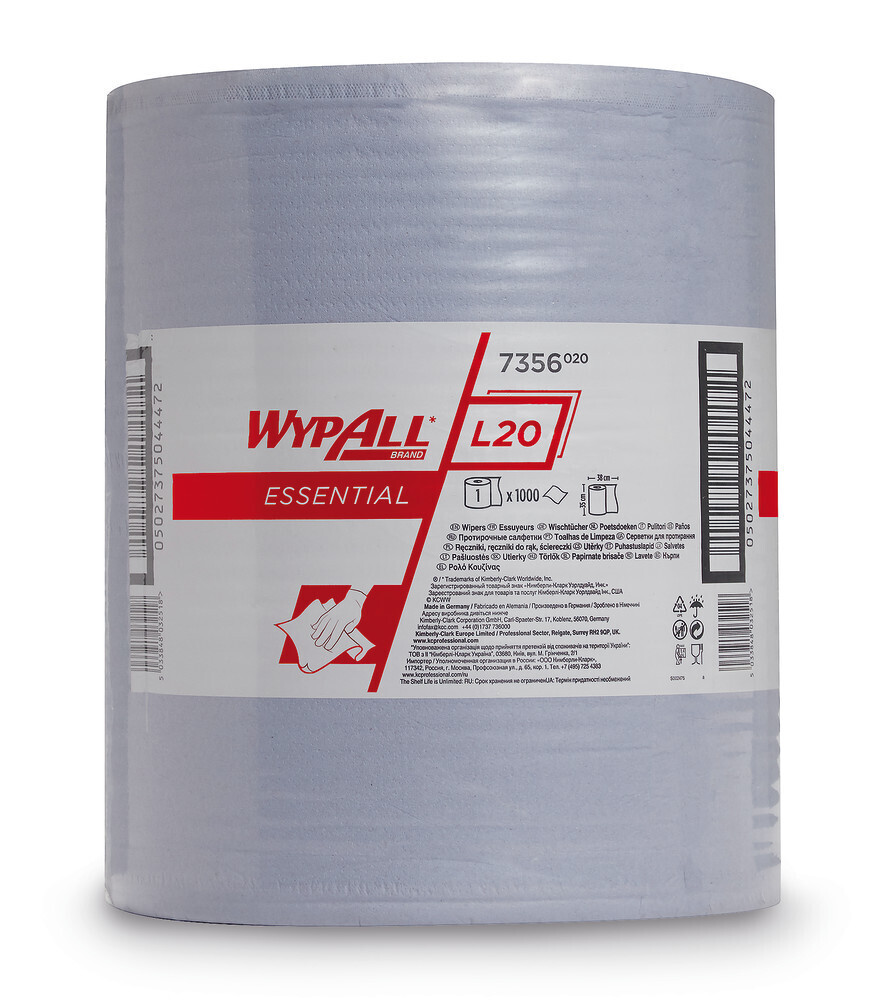 Disposable cleaning cloths WYPALL® L20 Essential 1 Piece