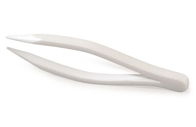 Tweezers plastic PTFE flat tip, 150 mm 1 piece