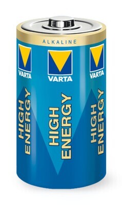 Dry battery High Energy, Mono/D, 16500 mAh 2 pcs