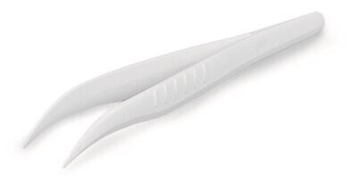Tweezers SteriPlast® disposable sterile, Curved, pointed 100 pcs