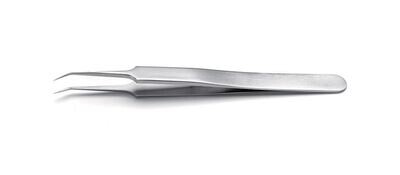 Pinzetta di precisione ROTILABO® angolata in acciaio inossidabile SA 1 pezzo