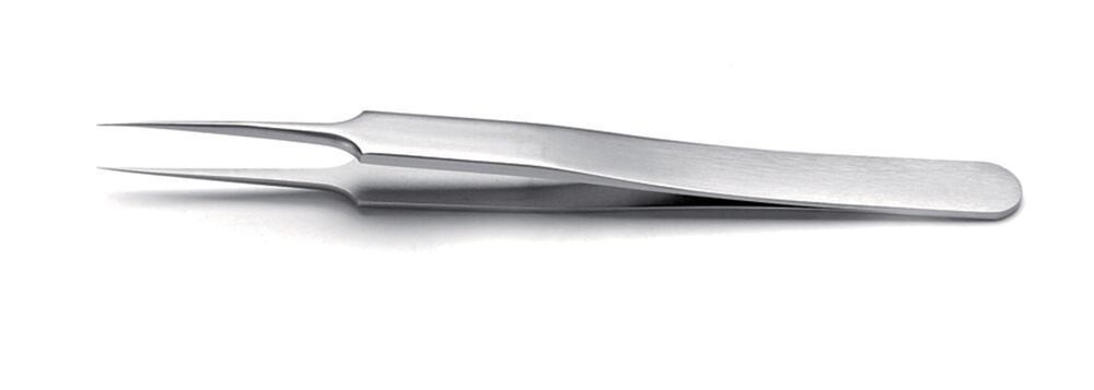 Precision tweezers ROTILABO® straight Titanium 1 piece