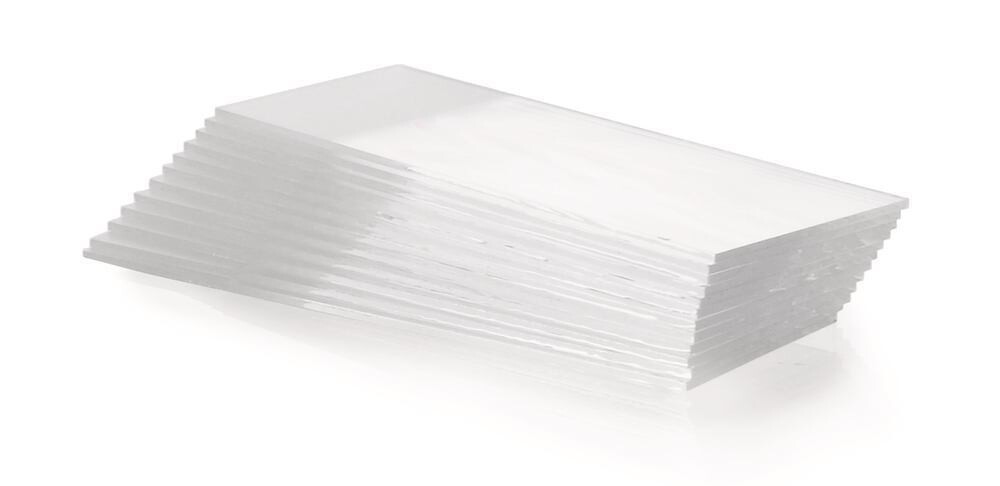 Microscope slides Edges cut, With frosted edge 50 pcs