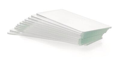 Microscope slides Edges ground 45°, With frosted edge 50 pcs