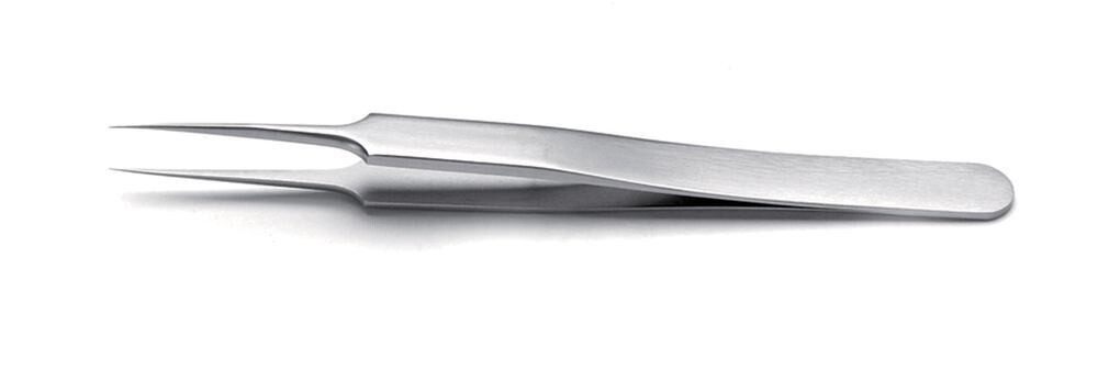 Precision tweezers ROTILABO® straight steel S, 5, 0.07 mm 1 piece