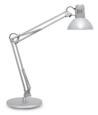 Lampade da tavolo Studio con supporto, argento 1 Pezzo
