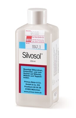 Cleaning agent stain remover Silvosol, 1 l 1 Liter
