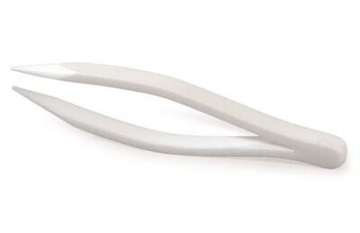 Pinzas de plástico PTFE punta fina, 100 mm 1 pieza