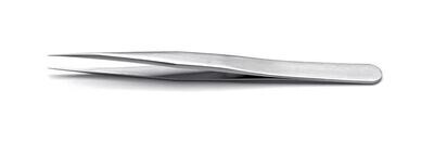 Precision tweezers ROTILABO® straight steel S, 1, 0.10 mm 1 piece