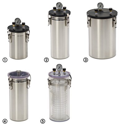 Pots anaérobies sans manomètre, crystal eco 1 pièce