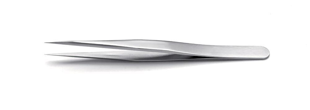 Precision tweezers ROTILABO® straight steel S, 3C, 0.12 mm 1 piece